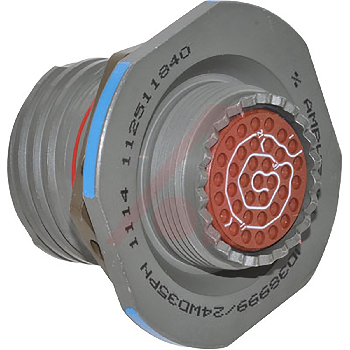 Amphenol Limited, D38999 37 Way Jam Nut MIL Spec Circular Connector ReceptacleGreen, Pin Contacts,Shell Size 15, Quick