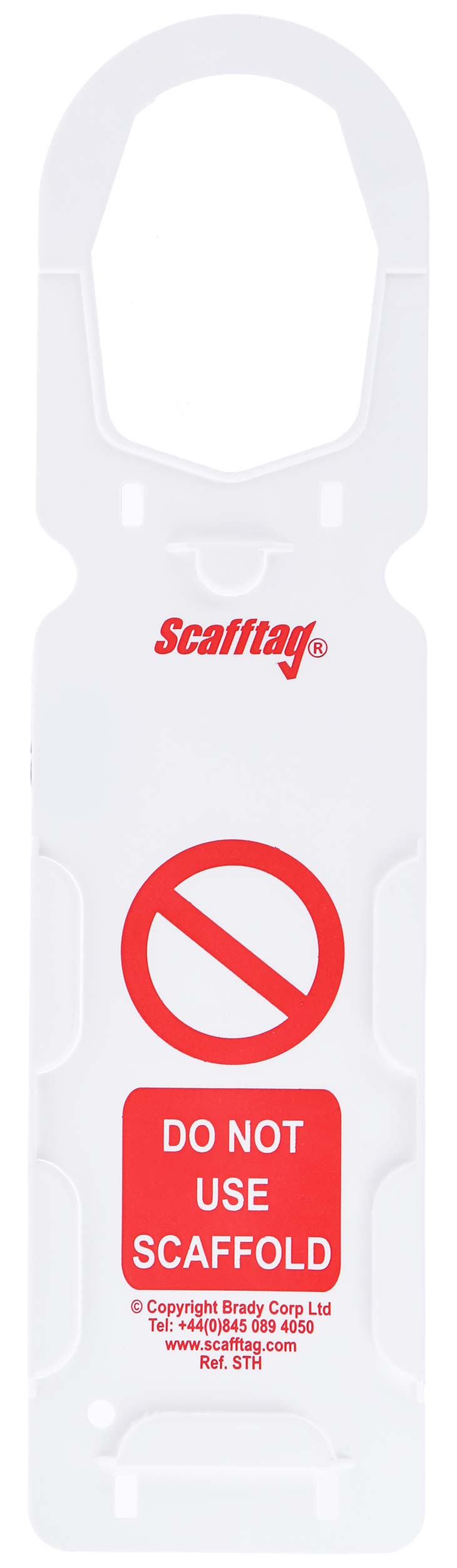 ScaffTag Safety Scaffolding Tag, English Language, 10 per Pack