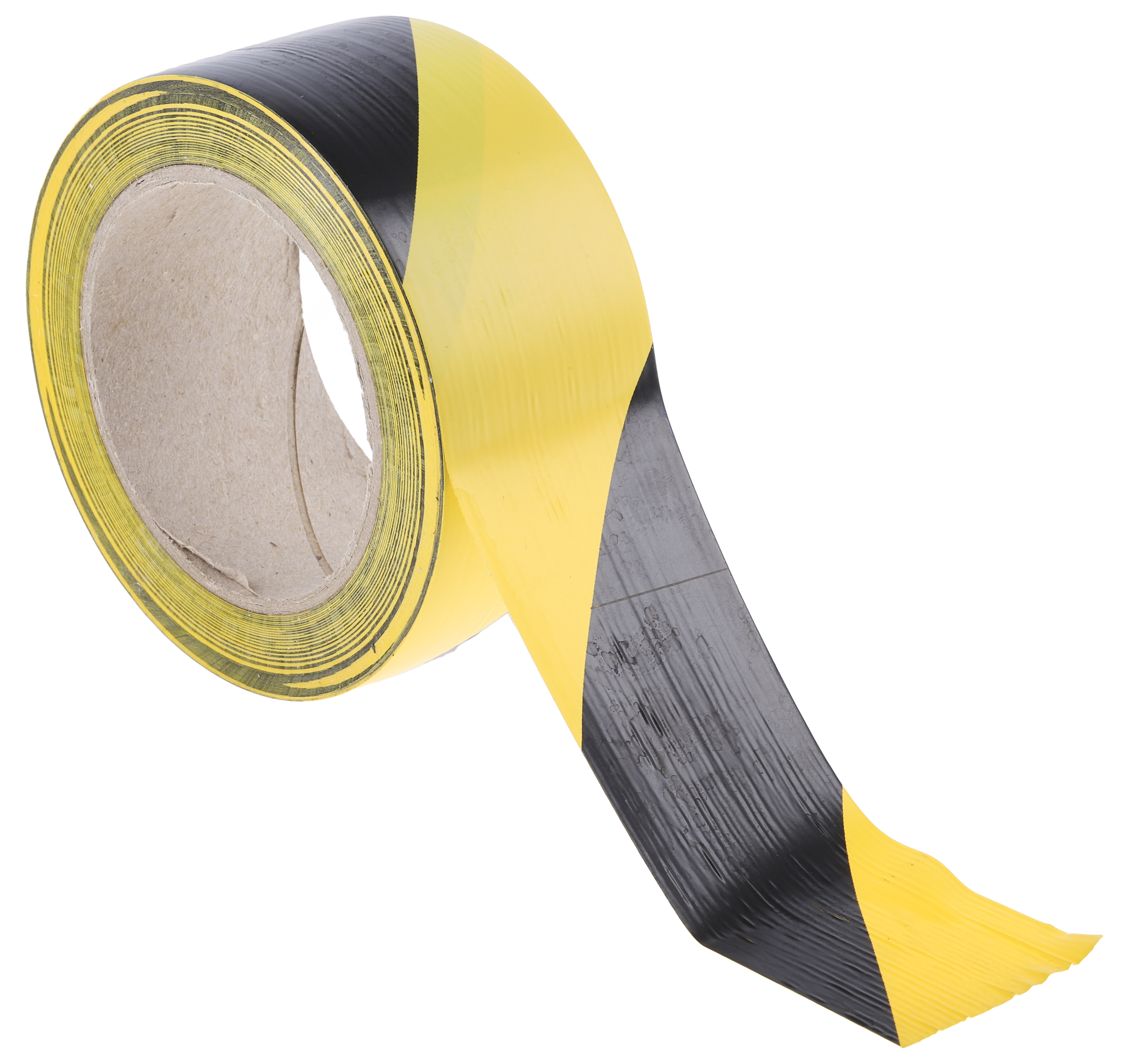 RS PRO Black/Yellow PVC 33m Lane Marking Tape, 0.14mm Thickness