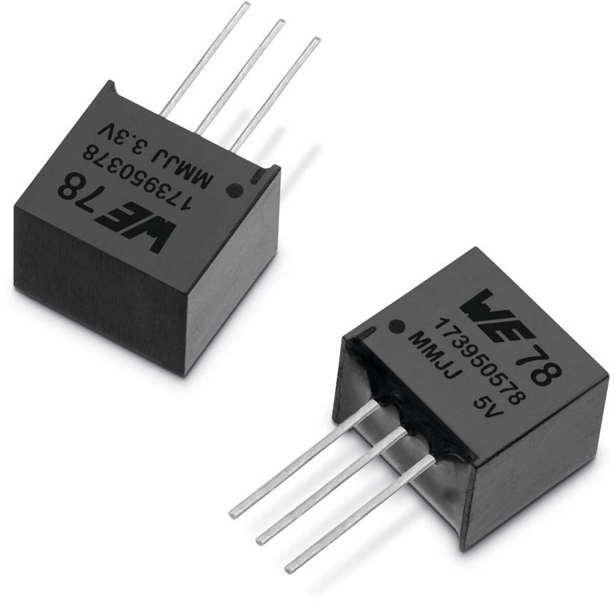 Wurth Elektronik 173010542, Voltage Regulator 5 W 42V SIP 3-Pin