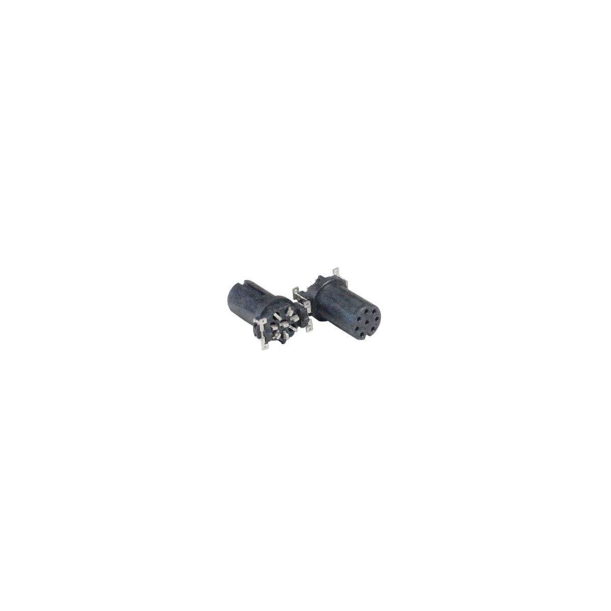 Bulgin Circular Connector, 8 Contacts, Panel, M12 Connector, Socket, Male/Female, IP67, Buccaneer M12 Series
