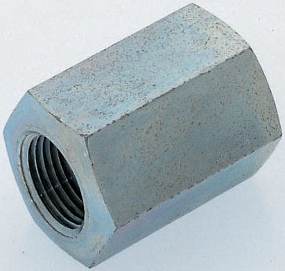 Hi-Force Hydraulic Straight Threaded Adaptor NPT 3/8-18 Female to NPT 3/8-18 Female, HF14