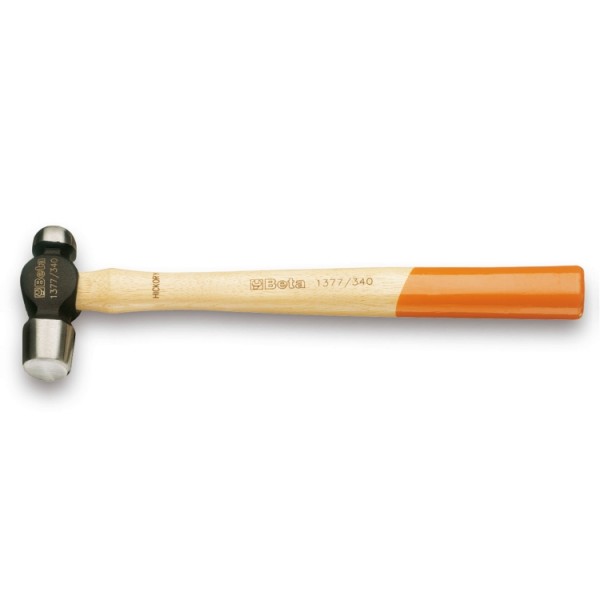 BETA Steel Ball-Pein Hammer with Wood Handle, 450g