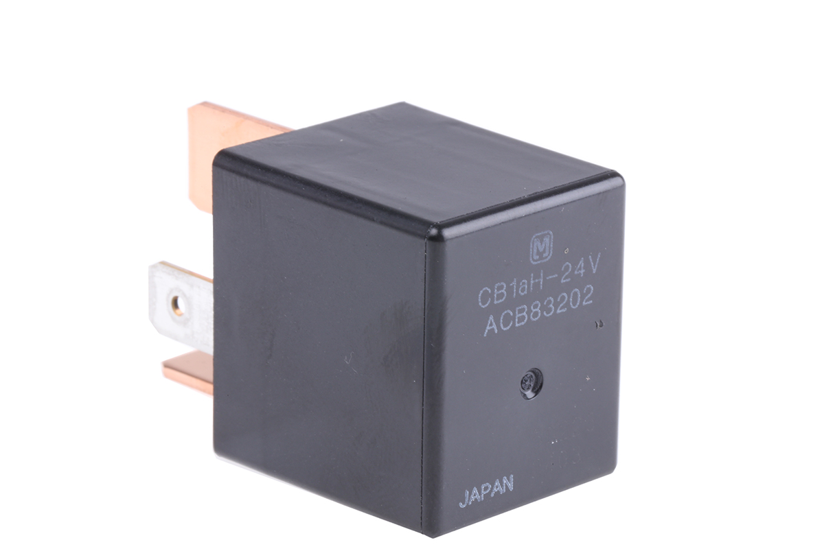 Panasonic PCB Mount Automotive Relay, 24V dc Coil Voltage, 20A Switching Current, SPST