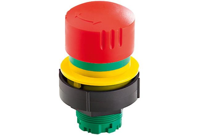 HARTING Har-Stop Series Emergency Stop Push Button, 30.5mm Cutout, IP65, IP67