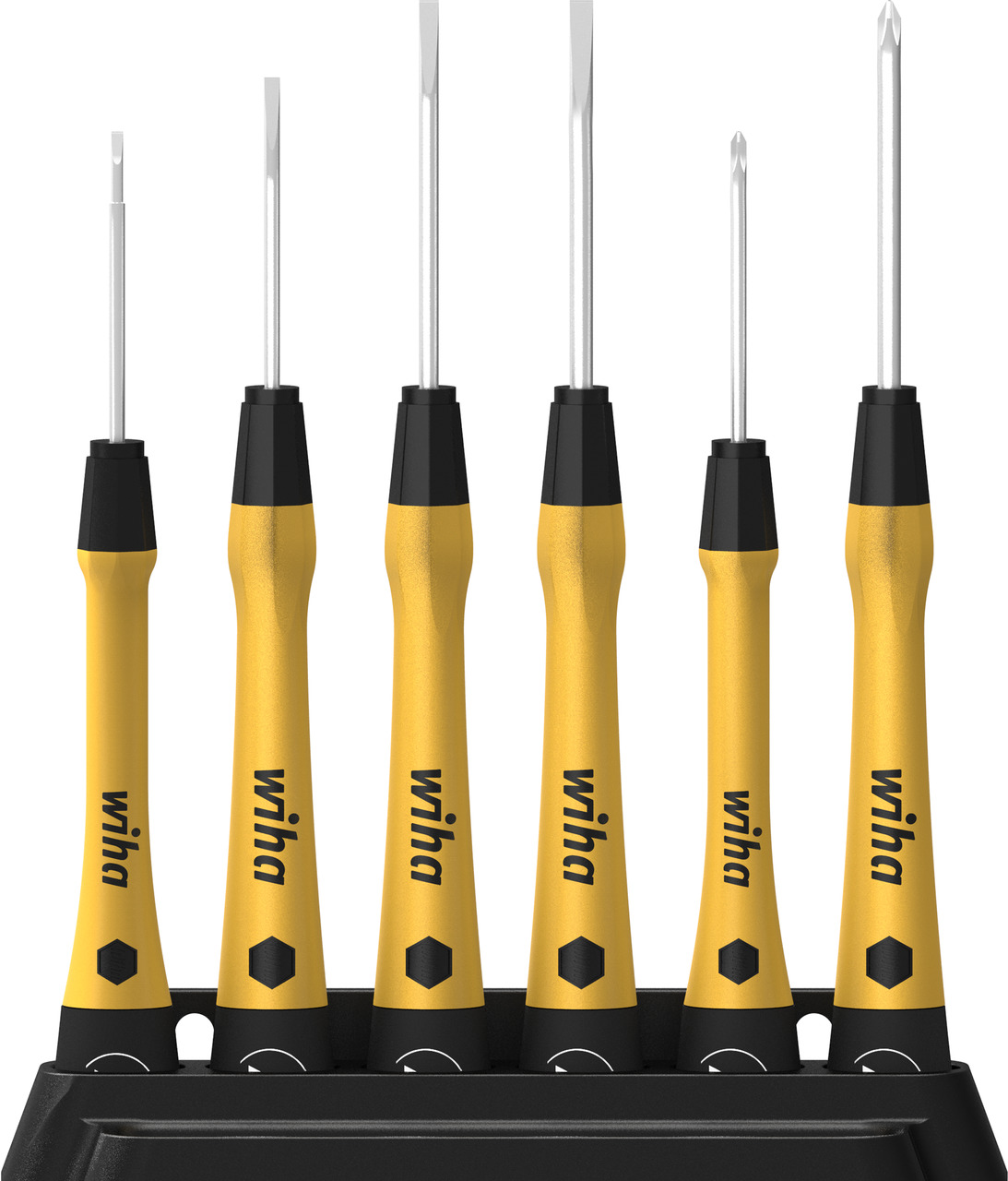 Wiha Precision Screwdriver Set, 6-Piece, ESD-Safe