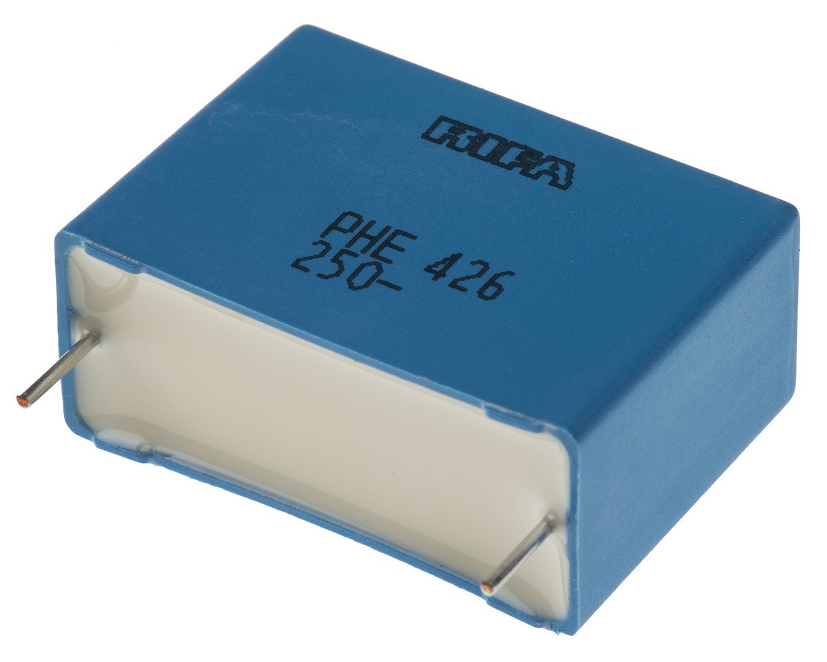 KEMET PHE426 Metallised Polypropylene Film Capacitor, 160 V ac, 250 V dc, ±5%, 4.7μF, Through Hole