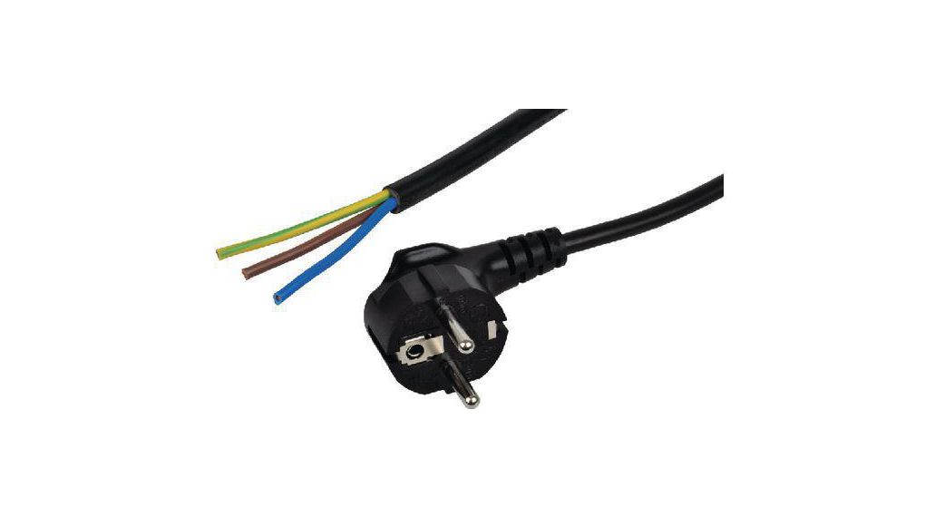 MAINS CABLE Type F (CEE 7/4) Plug to OE