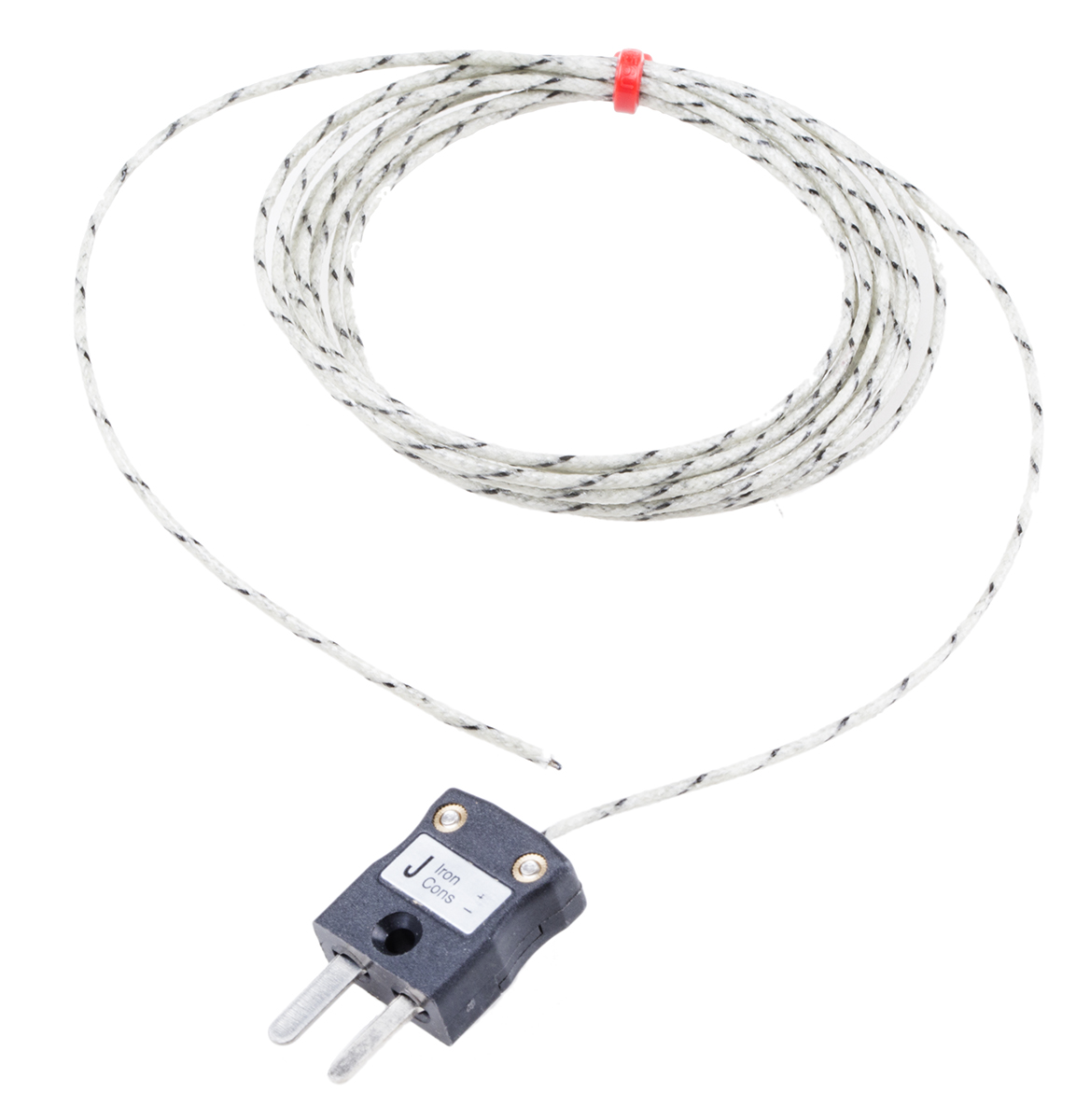RS PRO Type J Thermocouple 2m Length, 1/0.3mm Diameter → +350°C
