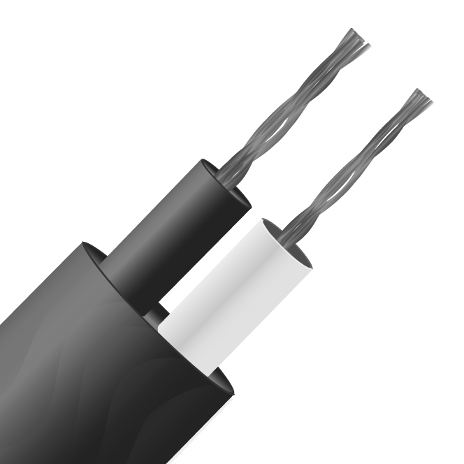 RS PRO Type J Thermocouple Cable/Wire, 100m, Unscreened, PVC Insulation, +105°C Max, 7/0.2mm