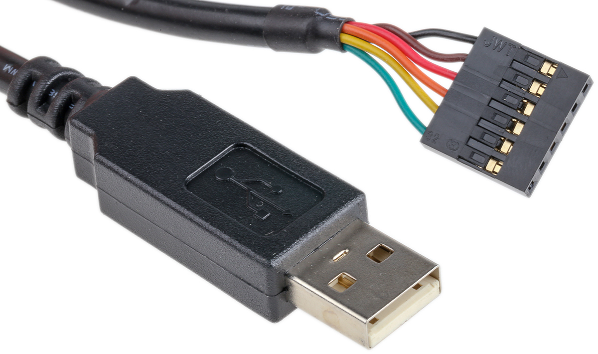 FTDI Chip TTL-232R-3V3 TTL to USB Serial Converter Cable for use with USB to TTL UART Cable, FTDI Chip