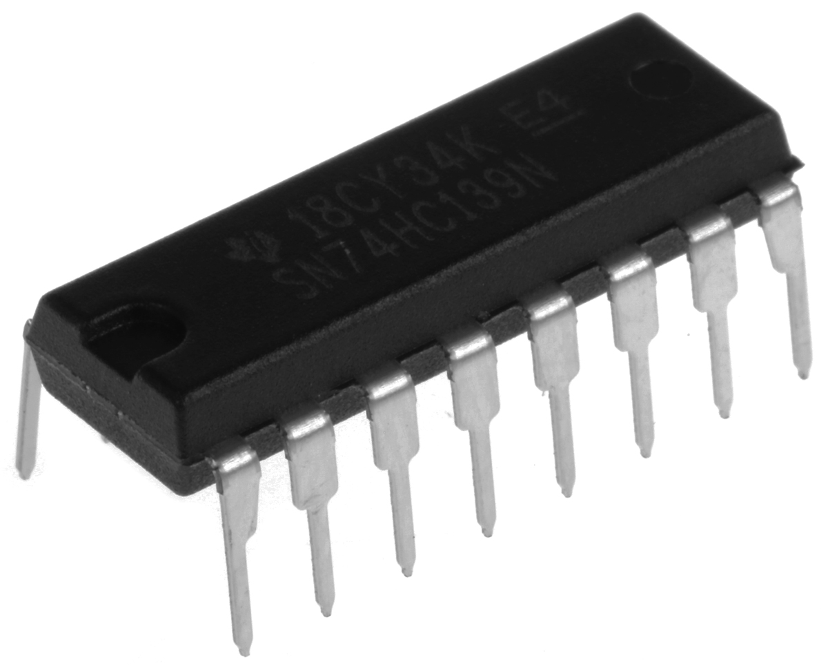 Texas Instruments SN74HC139N, Decoder, 16-Pin PDIP