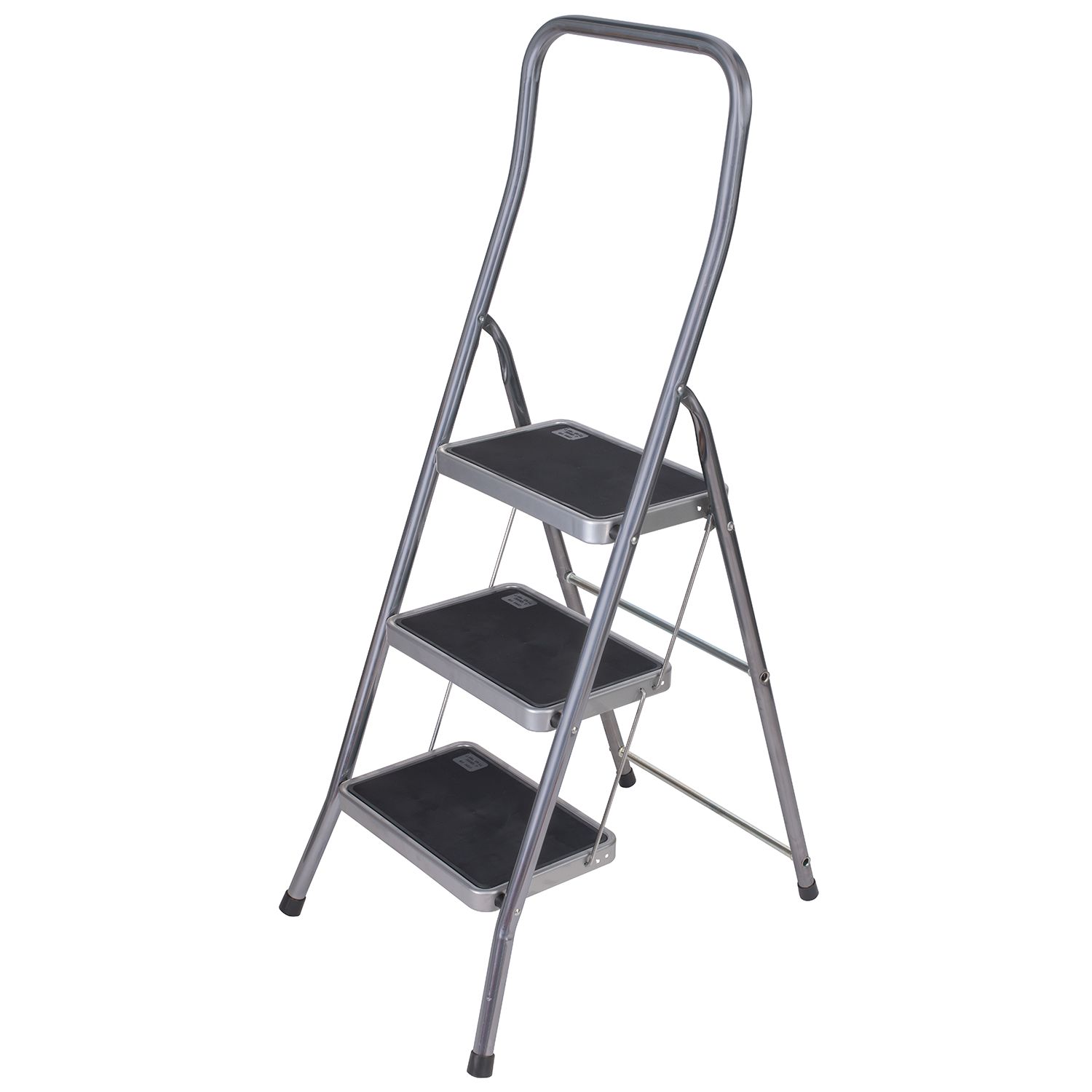 RS PRO 3 Tread Steel Steps 0.72m Platform Height, Steel