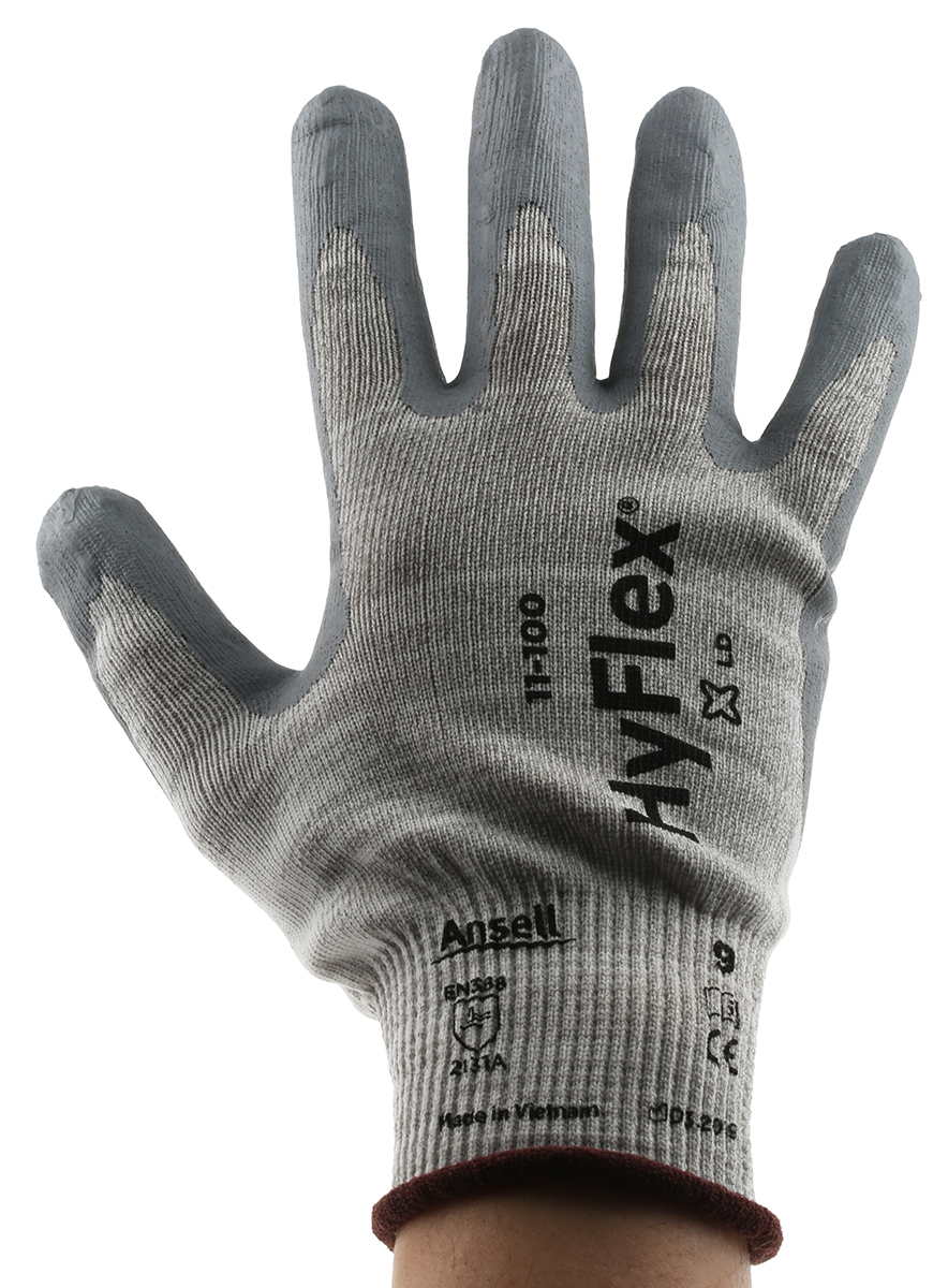 Ansell Nylon, 1 Gloves Anti-Static Gloves, Size 9