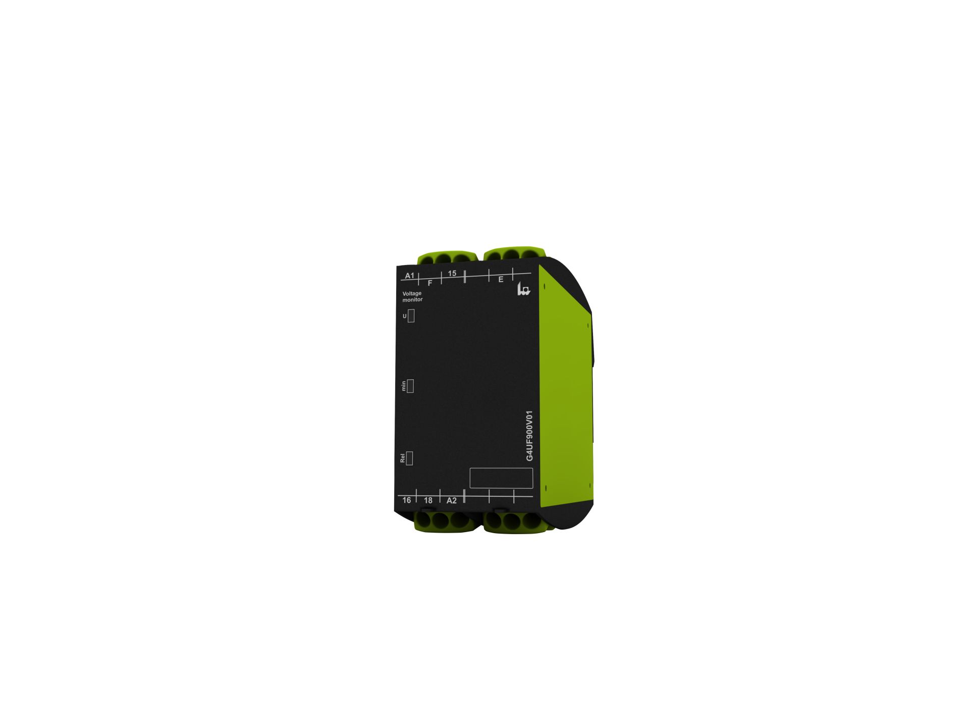 Voltage Monitoring Relay, 1 Phase, DPDT, 12 → 400V ac, DIN Rail