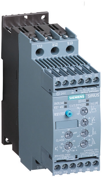 Siemens SIRIUS 3RW Soft Starter, , 15 kW, 400 V ac, 3 Phase, IP20