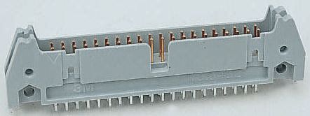 3M 3000 Series Straight Through Hole PCB Header, 20 Contact(s), 2.54 mm Pitch, 2 Row, Shrouded