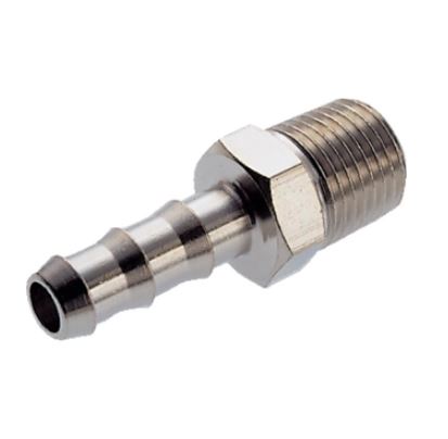 Norgren Nickel Plated Brass Quick Air Coupling, R 1/4 6mm Threaded, Tube