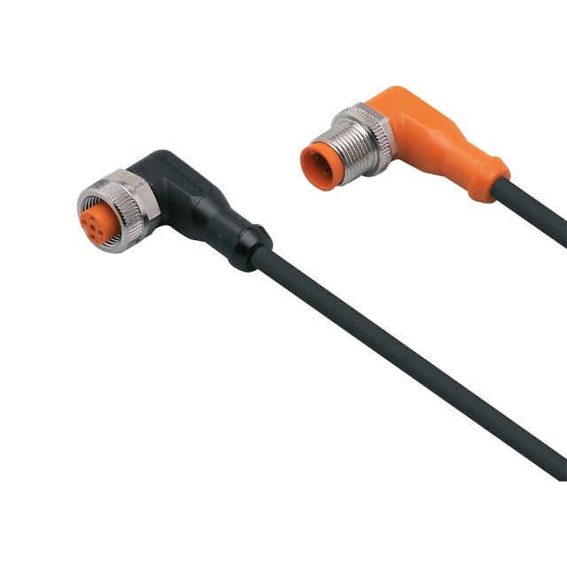 ifm electronic Male 1 way M12 to Female 1 way M12 Sensor Actuator Cable, 0.6 m