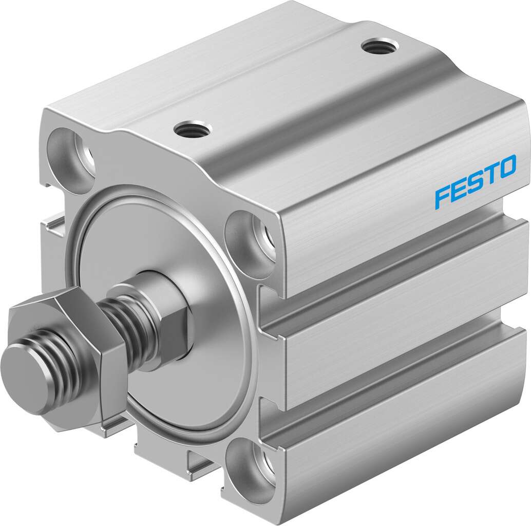 Festo Pneumatic Compact Cylinder - 8091458 32 mm Bore, 50 mm ADN-S-32-50-A-P-A Series, Double Acting Acting