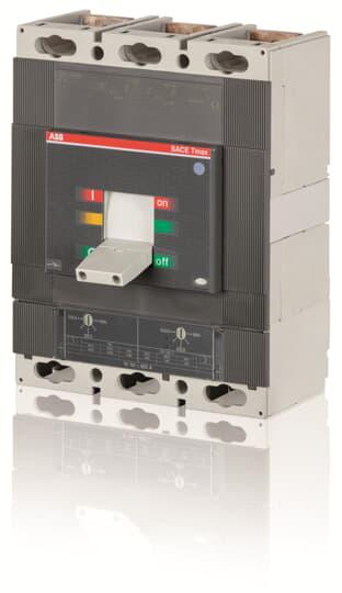 ABB, SACE Tmax T MCCB Molded Case Circuit Breaker 3P 630A, Fixed Mount