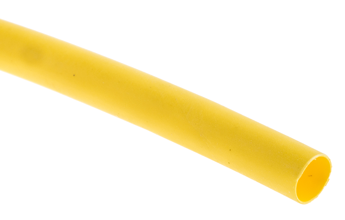 Thomas & Betts Heat Shrink Tubing Kit, Yellow 3.2mm Sleeve Dia. x 11.5m Length 2:1 Ratio, HSB Series