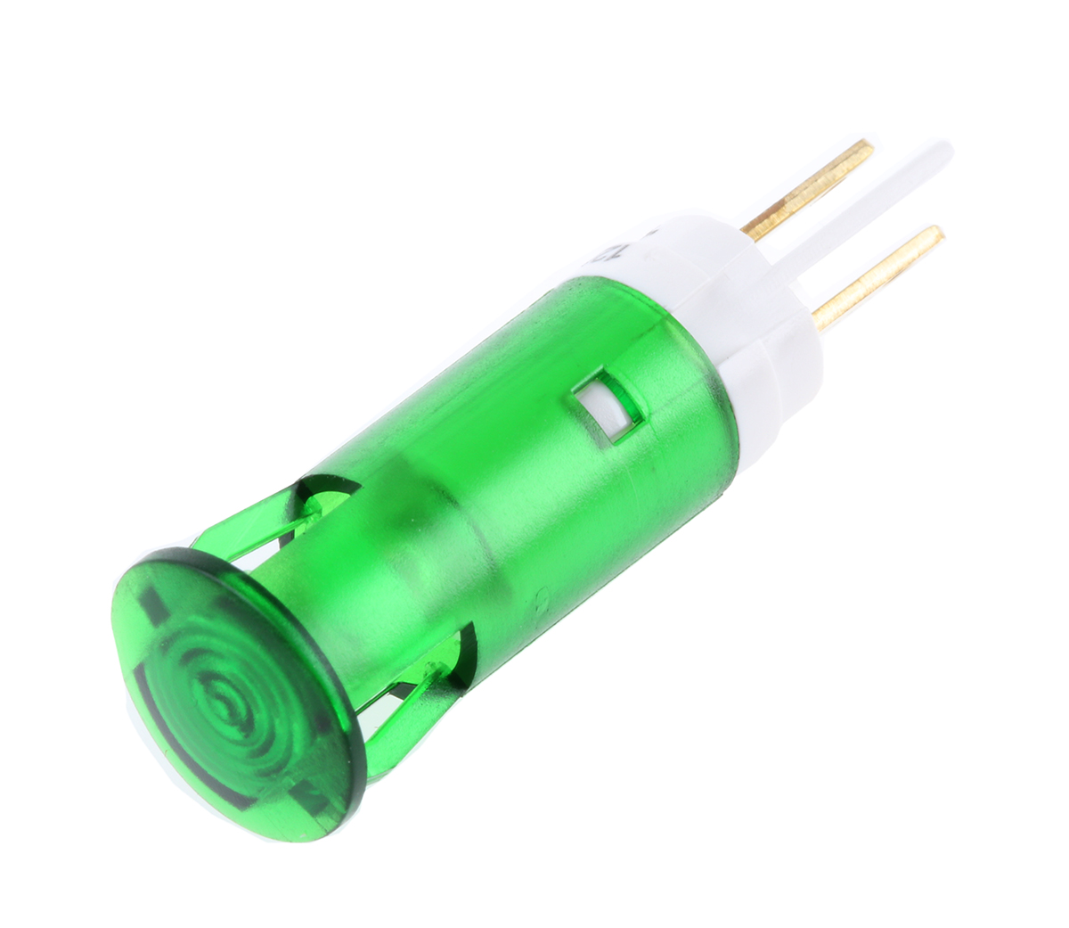 Signal Construct Green Panel Mount Indicator, 12 → 14V, 10mm Mounting Hole Size