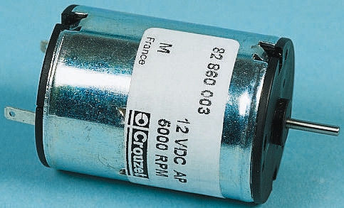 Crouzet Brushed DC Motor, 3 W, 4.5 → 30 V dc, 7.7 mNm, 3700 rpm, 2mm Shaft Diameter