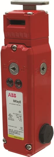 ABB MKey8 24VDC Switch Safety Interlock Switch, Key Actuator Included, Stainless Steel