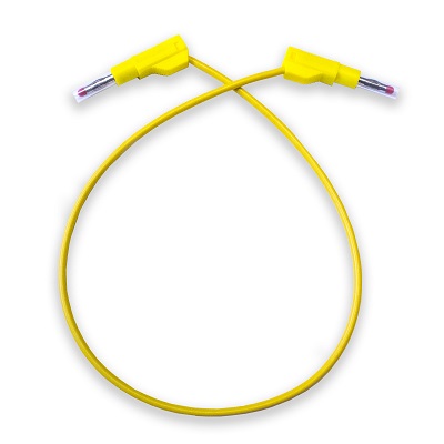 Mueller Electric Test Leads, 20A, 1kV, Yellow, 24in Lead Length