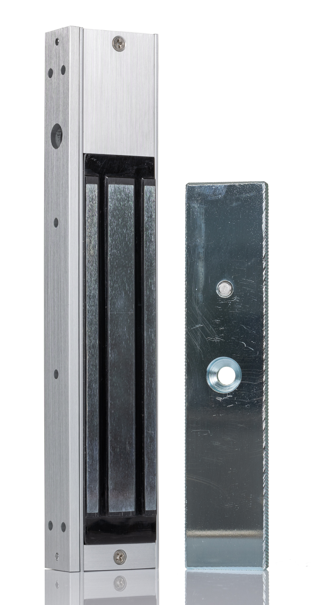 RS PRO Single Door Access Control Door Magnet, 600lb Holding Force 12V dc