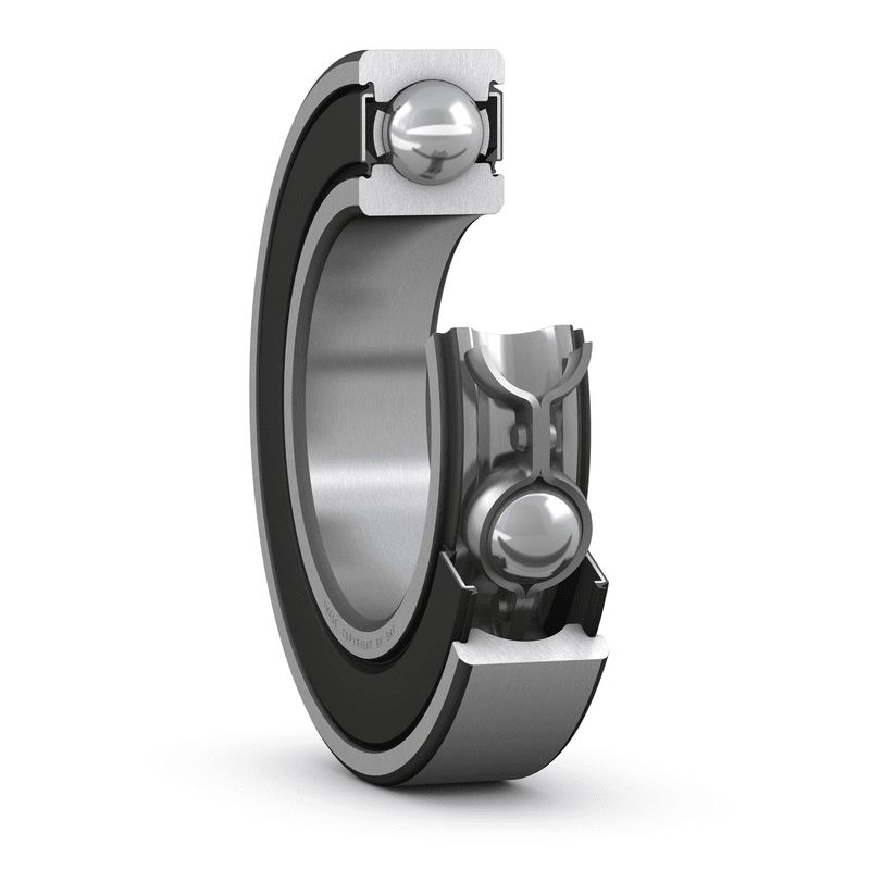 SKF 6005-2RSH 1 Row Ball Bearing - 25 mm ID, 47 mm OD