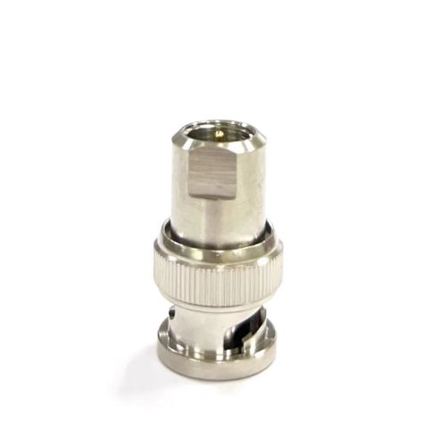 RS PRO Straight 50Ω Coaxial Adapter FME Plug to BNC Plug 0.9GHz