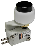 SMC Roller Lever 3 Pneumatic Manual Control Valve VM1000 Series, 2.5mm, III B