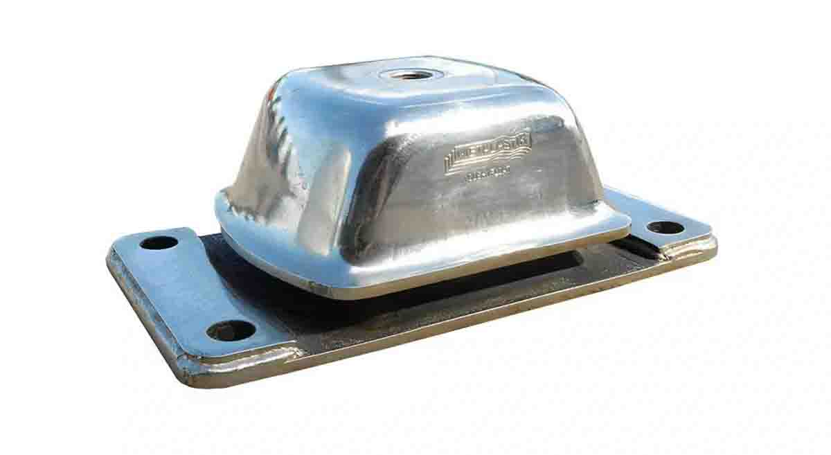 Trelleborg Cushyfloat Rectangular M16 Anti Vibration Mount, Marine Mount with 300kg Compression Load