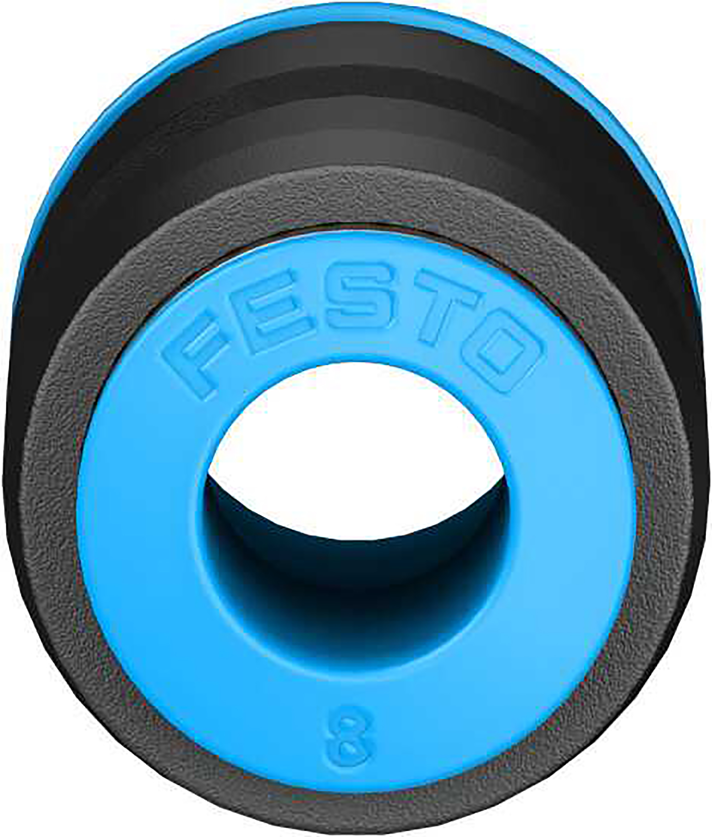 Festo QS Series Reducer Nipple, Push In 10 mm to Push In 8 mm, Tube-to-Tube Connection Style, 153039