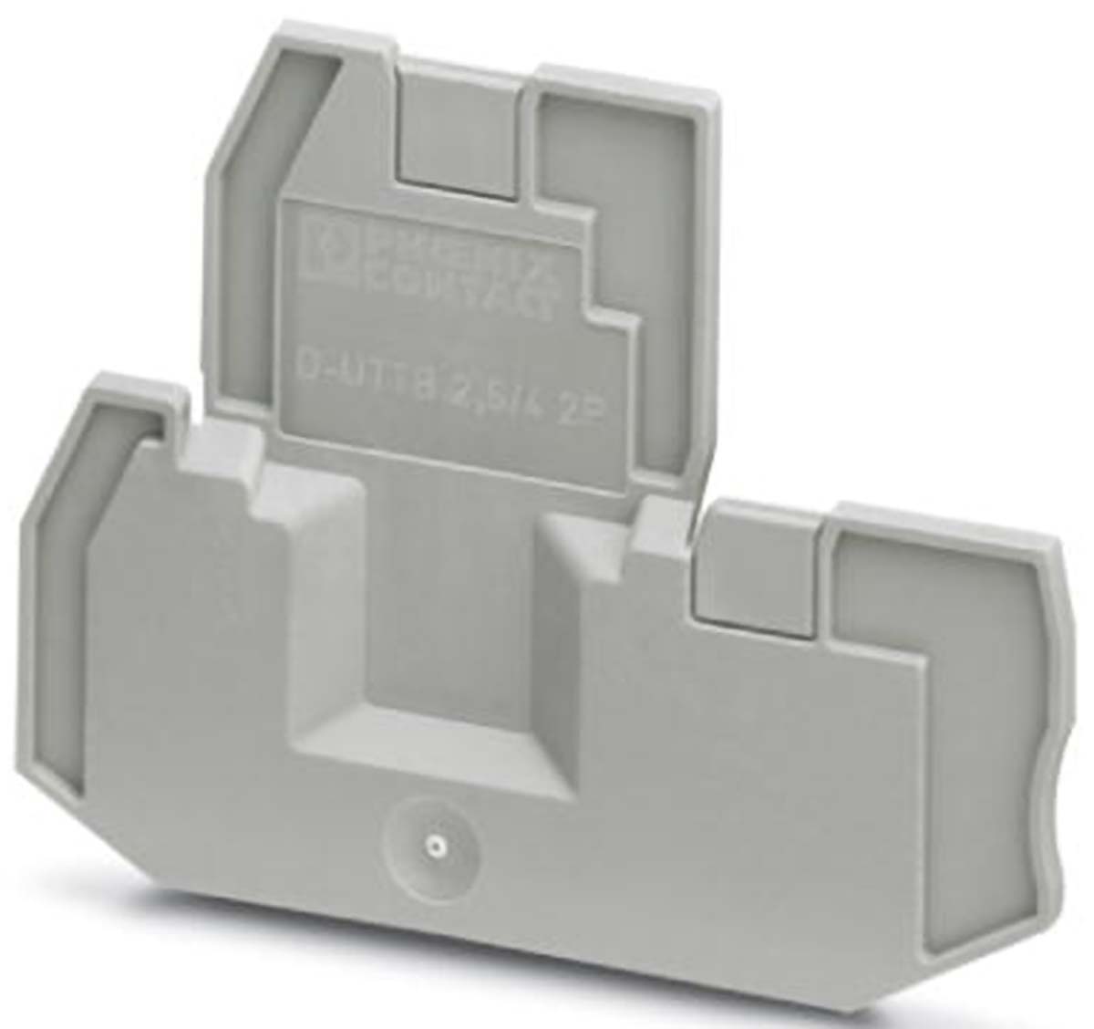 Phoenix Contact D-UTT 2.5/4 Series End Cover for Use with DIN Rail Terminal Blocks