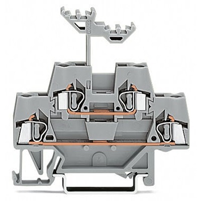 WAGO 280-519-1 280 Series Grey, 2.5mm², Double-Level, Cage Clamp Termination