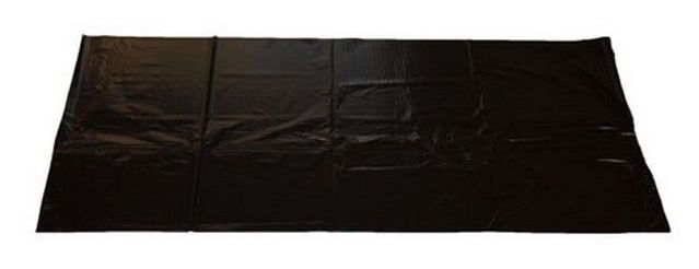 Cromwell Polythene Black LLDPE Bin Bag, 240L Capacity, 0.05mm Thickness, 50 per Package