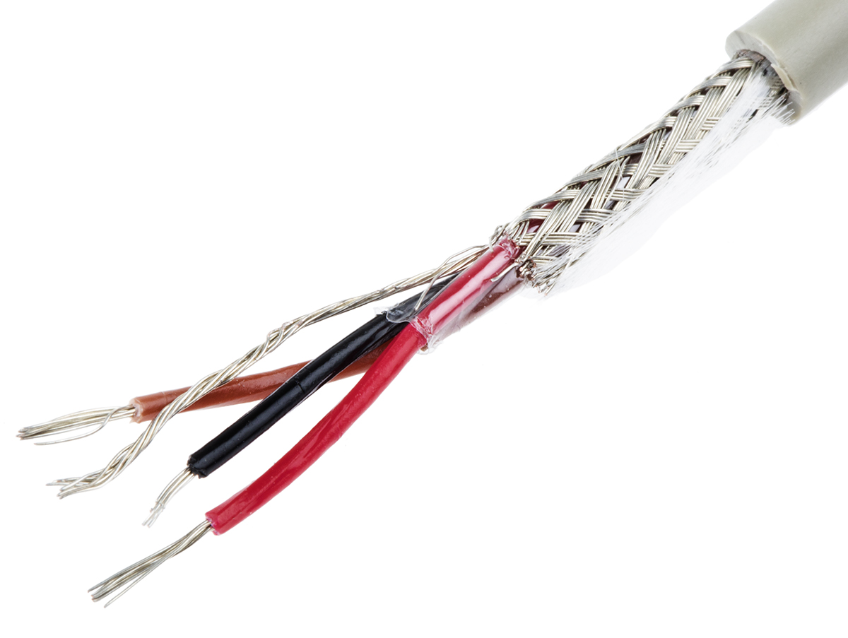 Alpha Wire ProTekt Series Data Cable, 3 Cores, 0.56 mm², Screened, 20 AWG, 50m, Screened Shield