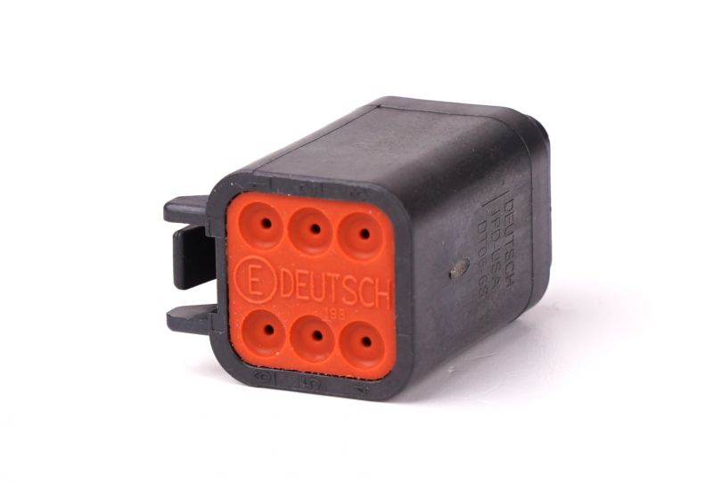 Deutsch, DT Automotive Connector Plug Black 6 Way DT06-6S-CE06