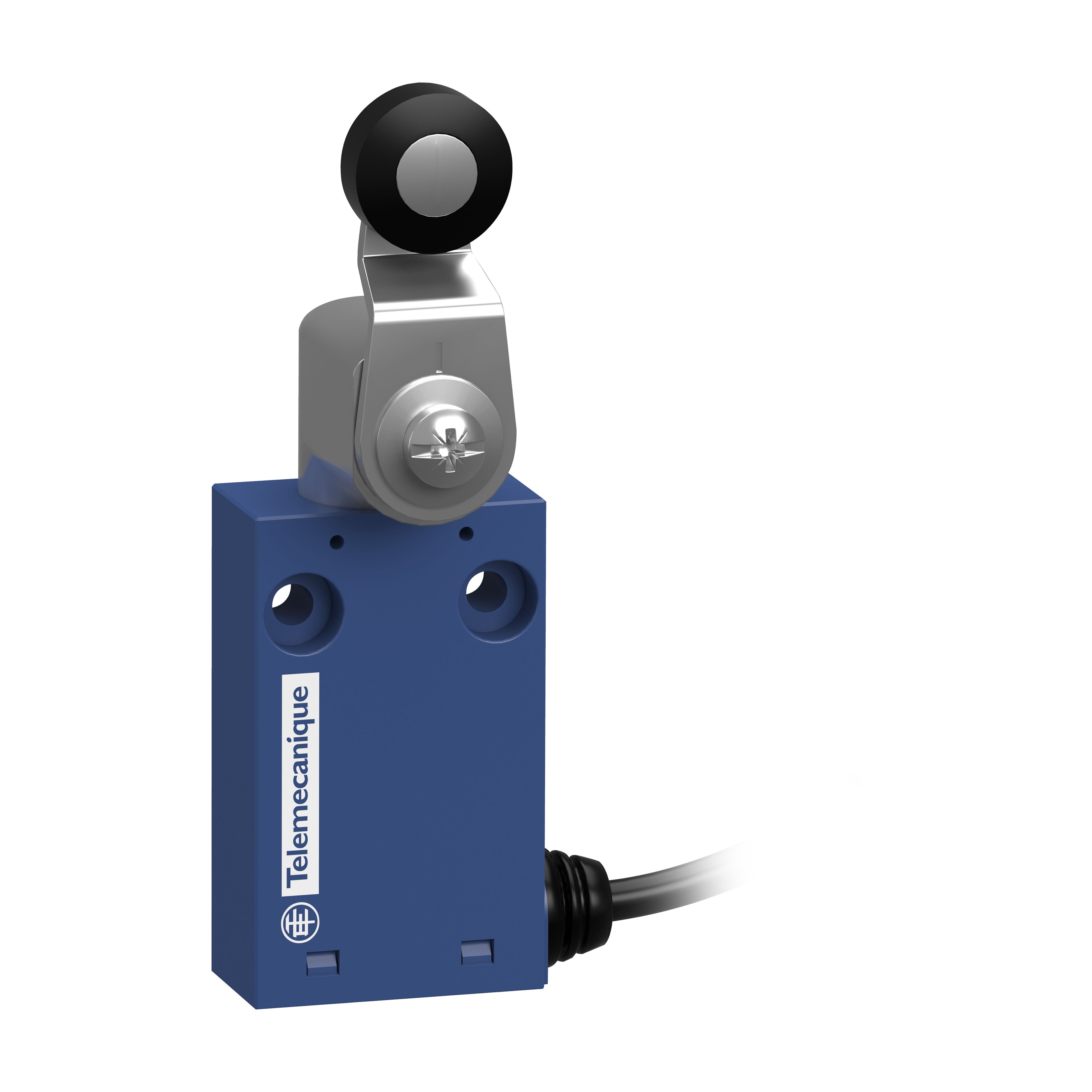 Telemecanique Sensors XCMH Series Roller Lever Limit Switch, 1NO/1NC, IP66, IP67, 2P, Plastic Housing