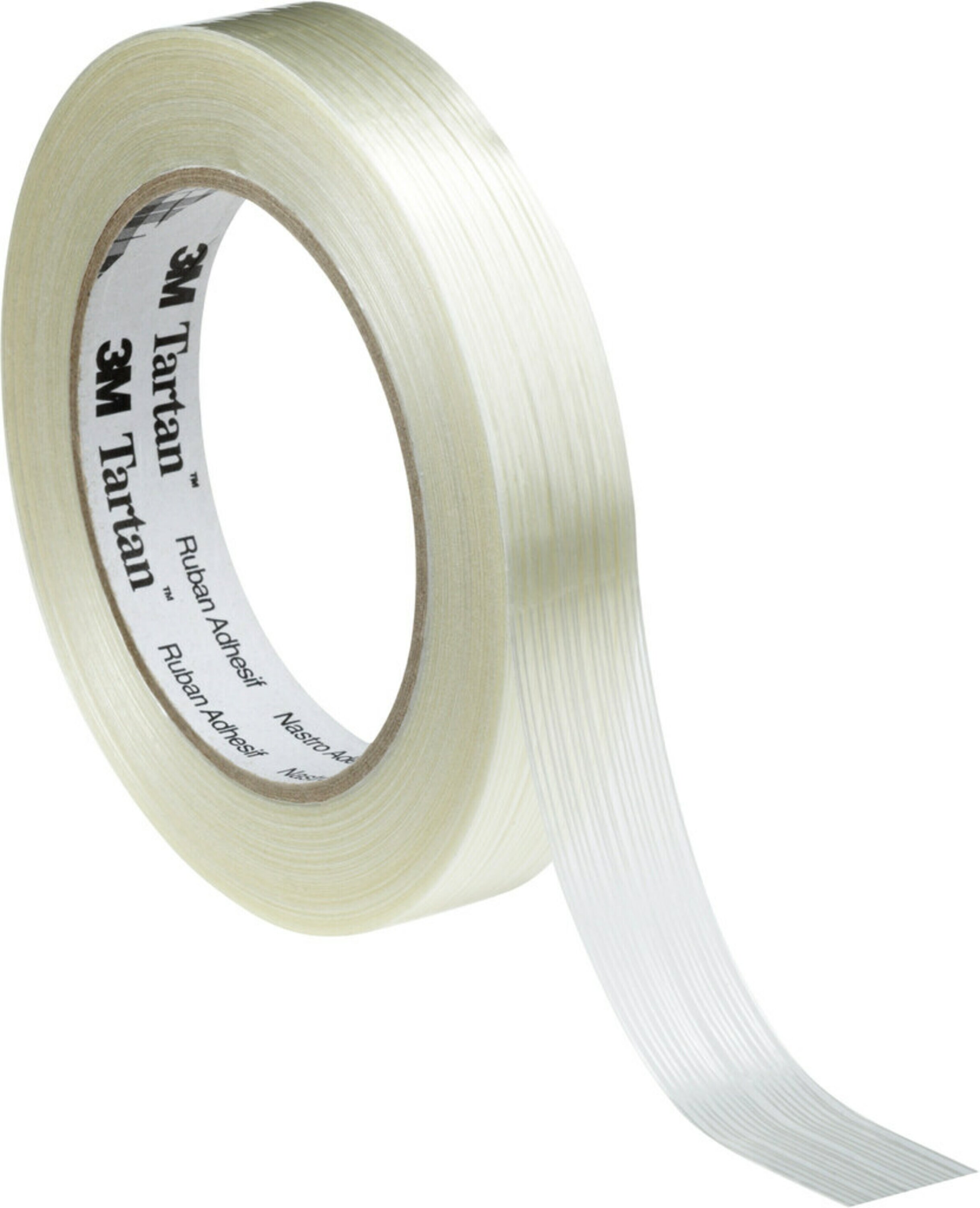 3M 7000095688 Transparent Packing Tape, 50m x 25mm