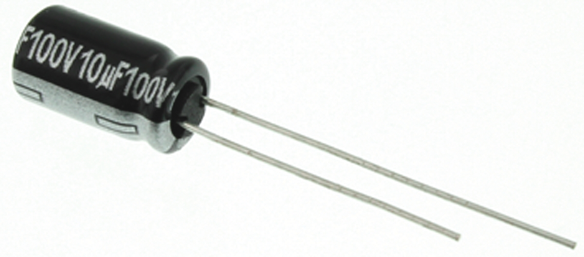 Panasonic 10μF Aluminium Electrolytic Aluminium Electrolytic Capacitor 100V dc, Radial, Through Hole - ECA2AHG100