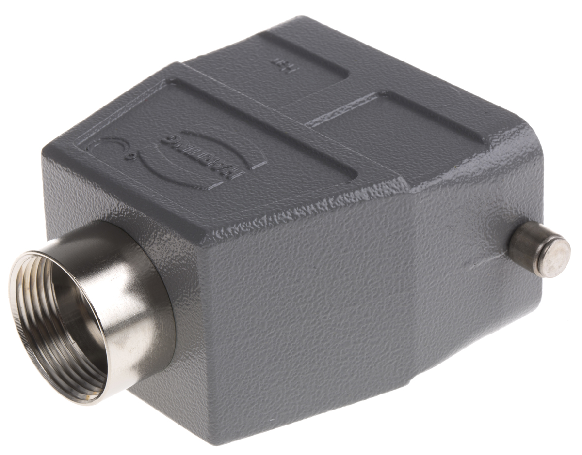 HARTING Han B Heavy Duty Power Connector Hood, Side Entry