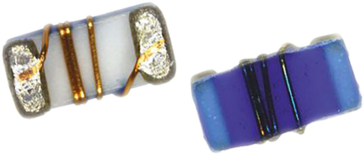 Murata, LQW, 0603 No Wirewound Surface Mount Inductor with a Ceramic Core, 22 nH Wirewound ±5 % 640 mA Idc Q:42