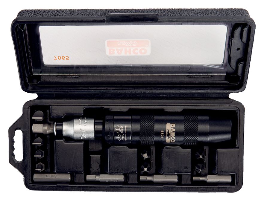 Bahco 15 piece Hexagon, Phillips, Slotted Impact Screwdriver & Bit Set