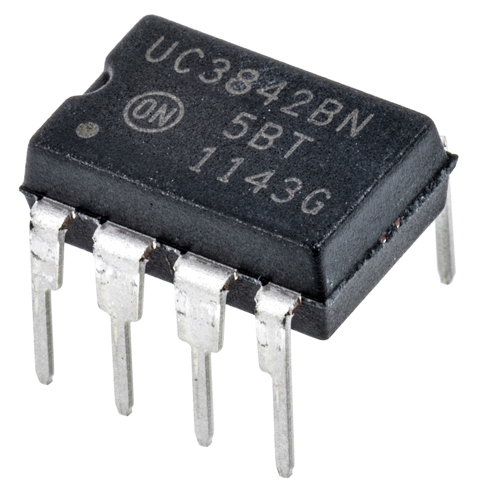 onsemi UC3842BNG, PWM Controller, 500 kHz 8-Pin, PDIP