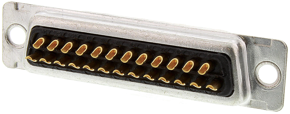 ITT Cannon ORIGINAL D 25 Way Panel Mount D-sub Connector Plug