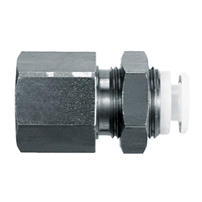 SMC KGE Series Bulkhead, 12 mm to Rc 1/2, Threaded-to-Tube Connection Style, KGE12-04